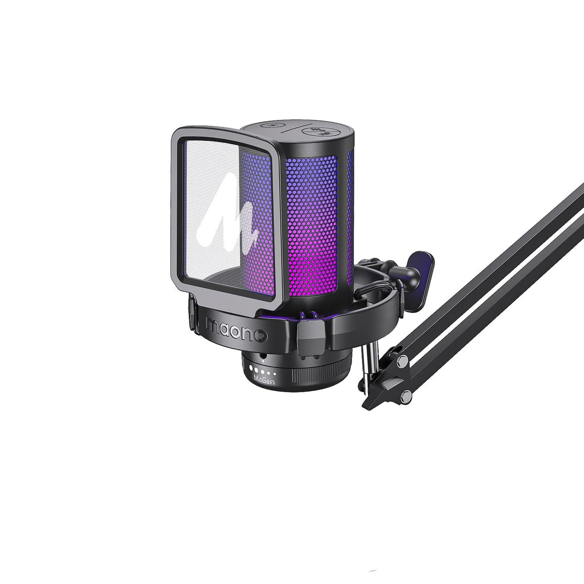 Maono DGM20S Gaming USB Microphone Kit Black