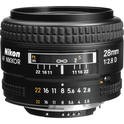 Nikon AF NIKKOR 28mm F/2.8D Lens