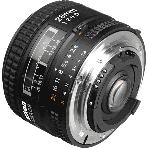 Nikon AF NIKKOR 28mm F/2.8D Lens
