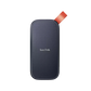 SanDisk external hard drive in black case with red accent on white background